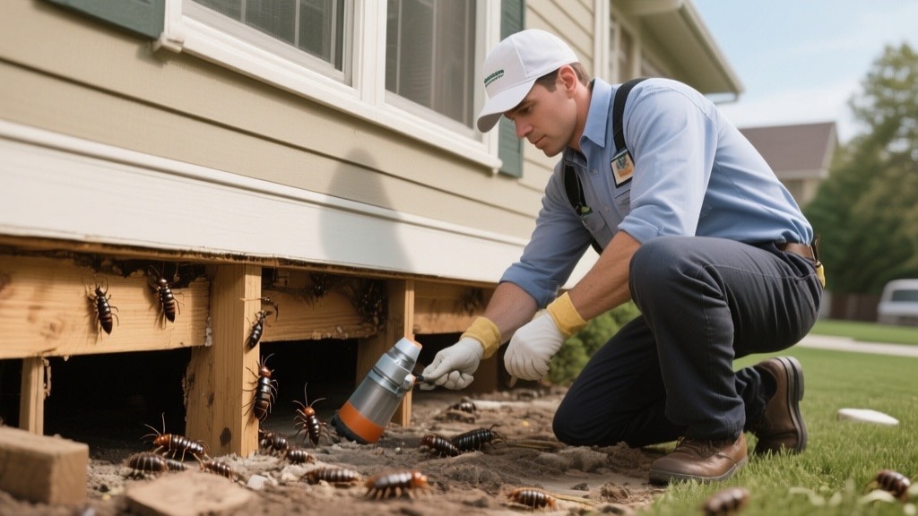 Professional pest control service